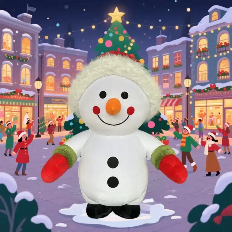 Mascotte bonhomme de neige 2