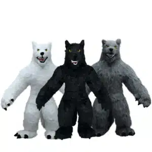 Mascotte gonflable loup garou 10