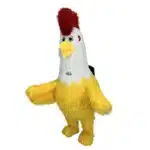 Mascotte en peluche coq 12