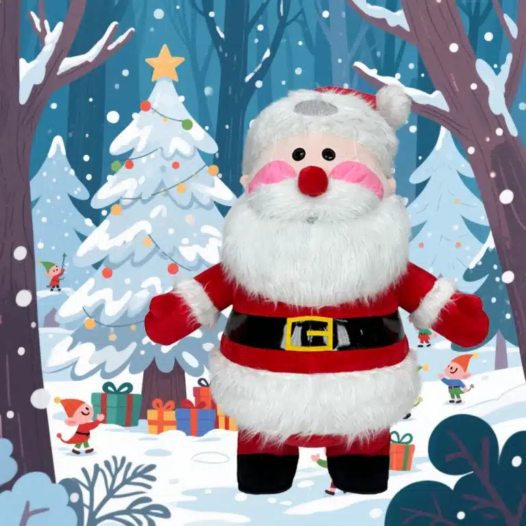 Mascotte gonflable Père Noël 2