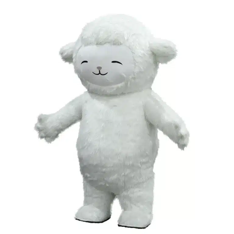 Mascotte gonflable mouton 4