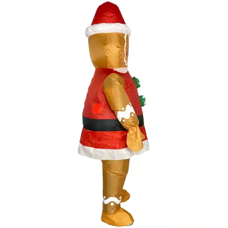 Costume gonflable bonhomme de pain d'épices 2