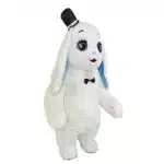 Mascotte gonflable lapin oreilles tombantes 12