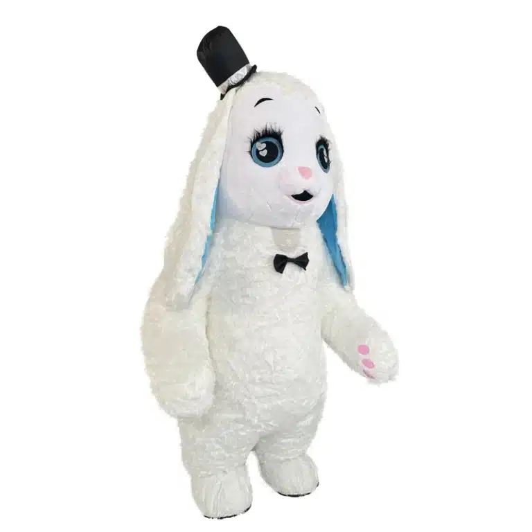 Mascotte gonflable lapin oreilles tombantes 12