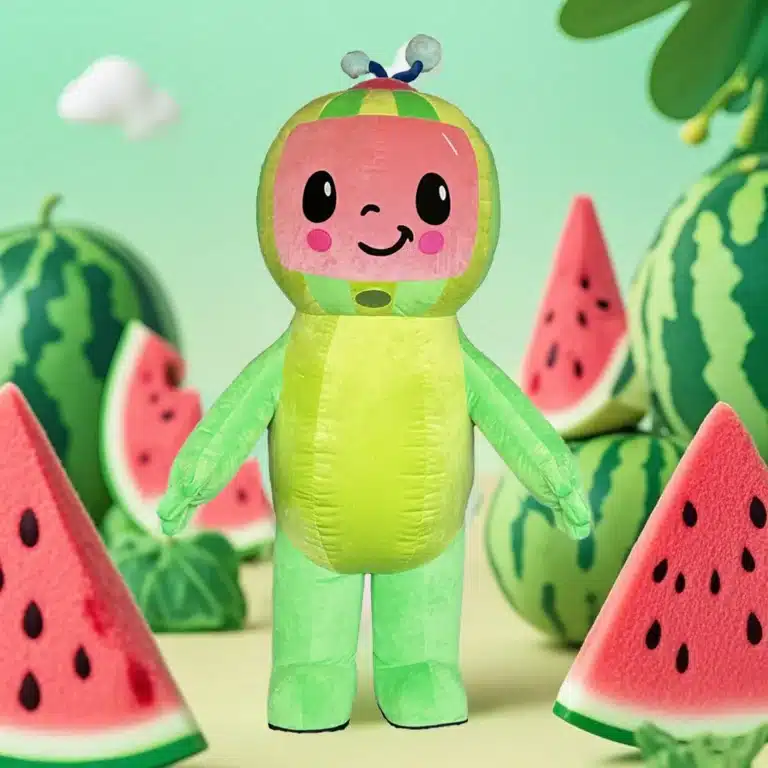 Mascotte gonflable pastèque 2