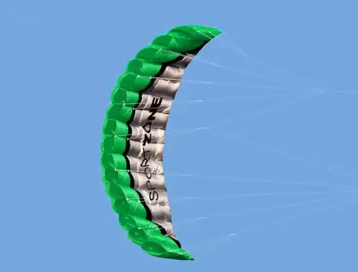 Cerf volant parafoil vert 3