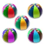 Balles de jonglage 8 panneaux (lot de 3) 1