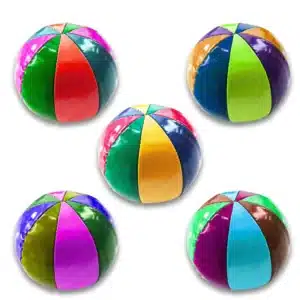 Balles de jonglage 8 panneaux (lot de 3) 1