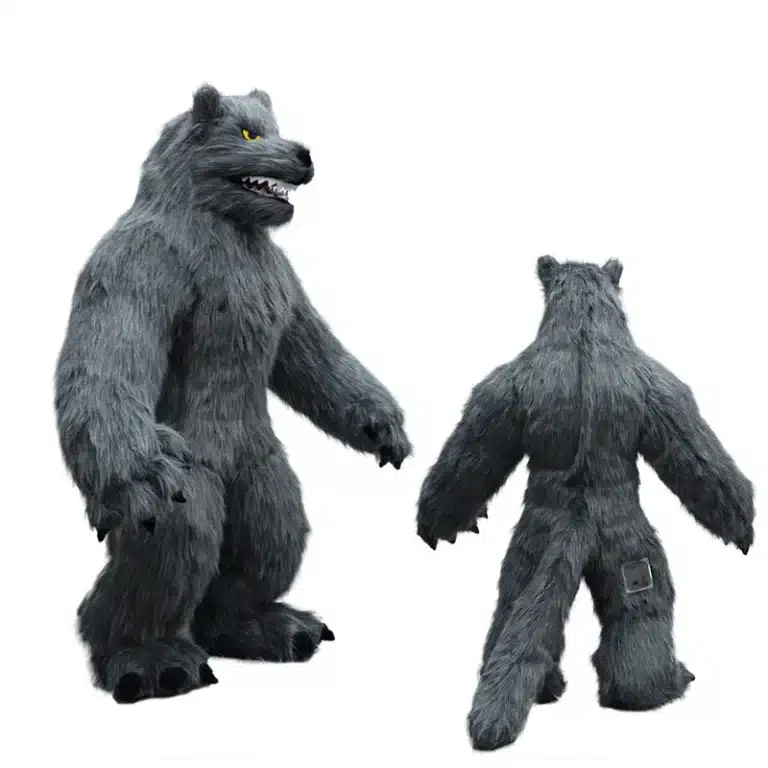 Mascotte gonflable loup garou 6