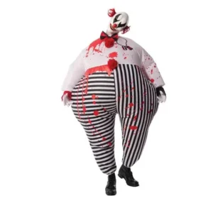 Costume gonflable clown tueur 9