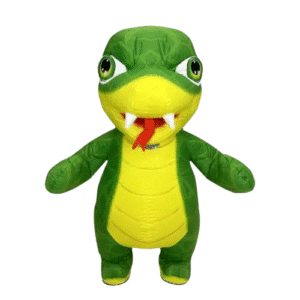 Mascotte gonflable serpent