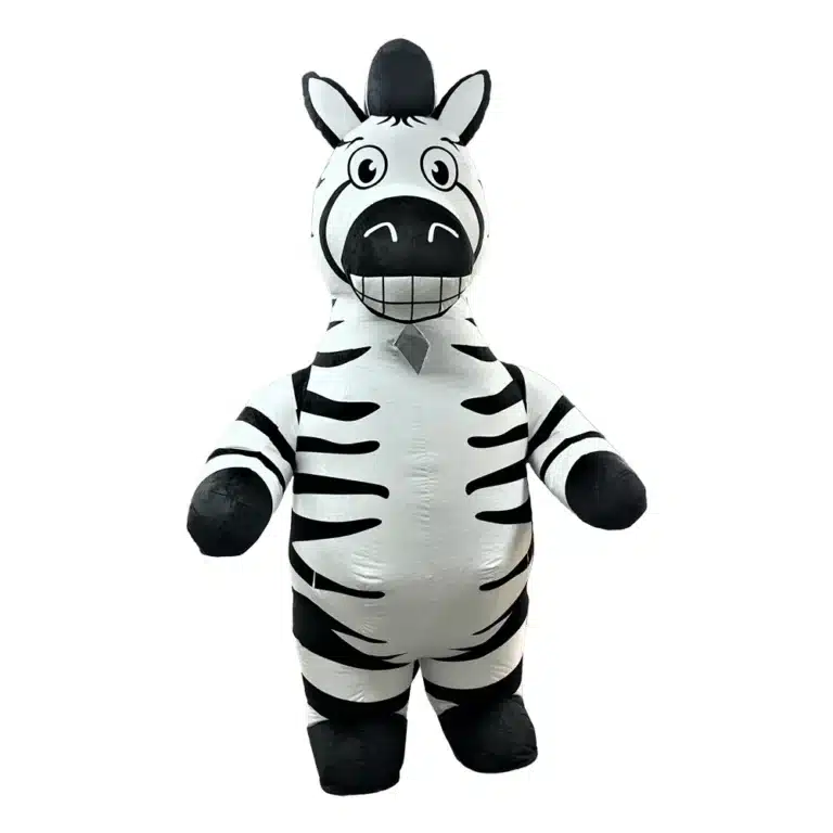 Costume gonflable zèbre 8