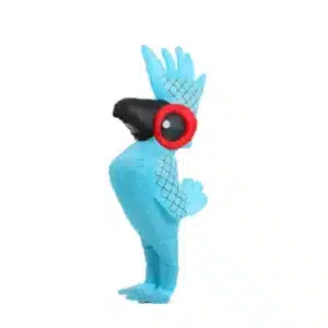 Costume gonflable perroquet bleu 1