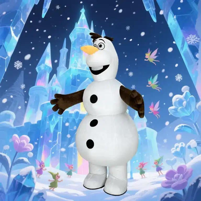 Mascotte gonflable bonhomme de neige 3