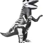 Costume gonflable squelette dinosaure 1
