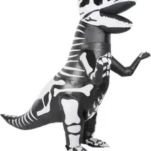 Costume gonflable squelette dinosaure 1