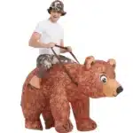 Mascotte gonflable ours 1