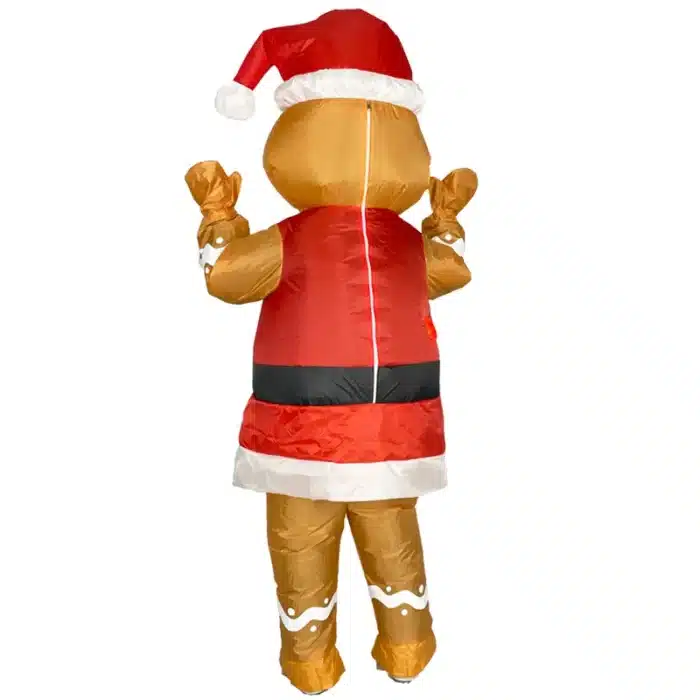 Costume gonflable bonhomme de pain d'épices 4