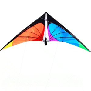 Cerf-volant delta multicolore