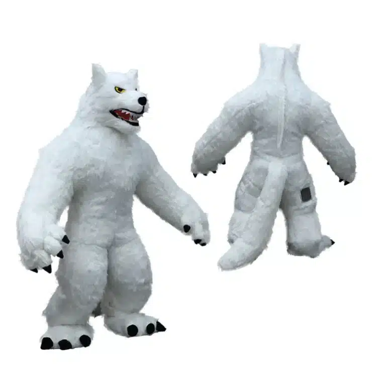 Mascotte gonflable loup garou 5
