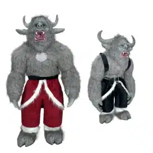 Mascotte gonflable Roi-démon taureau 9