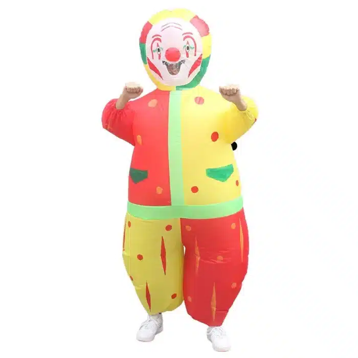 Costume gonflable clown tueur 8