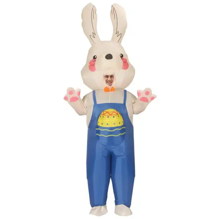Mascotte gonflable lapin de pâques 5
