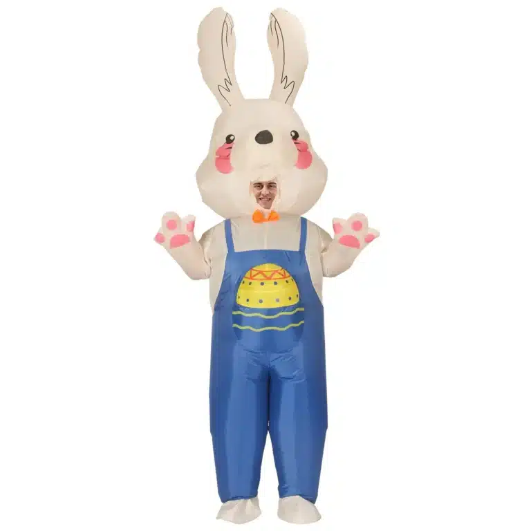 Mascotte gonflable lapin de pâques 5
