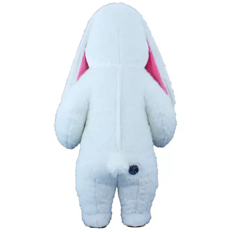 Mascotte gonflable lapin oreilles tombantes 13