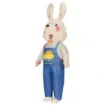 Mascotte gonflable lapin de pâques 4