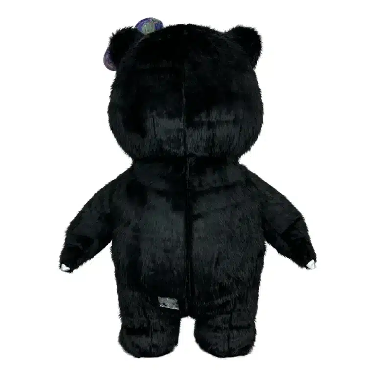 Mascotte gonflable ours noir 5