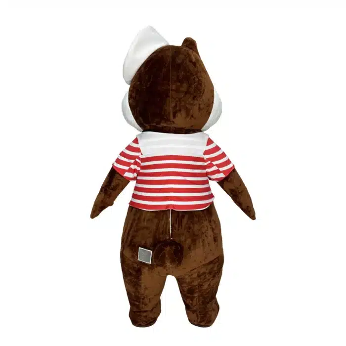 Mascotte gonflable écureuil habillé 15