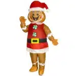 Costume gonflable bonhomme de pain d'épices 1