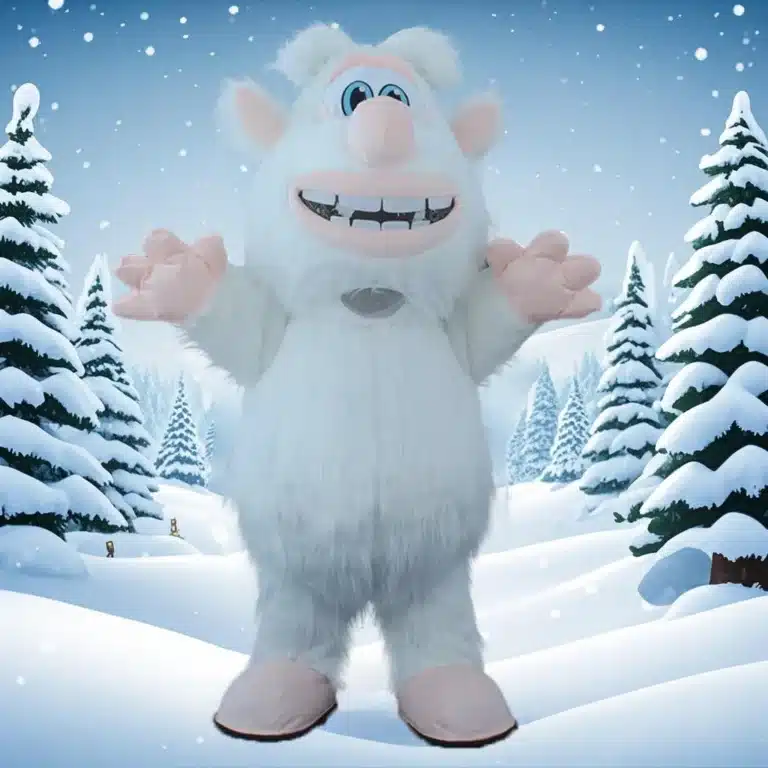 Mascotte gonflable monstre des neiges 2