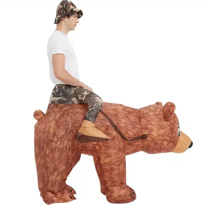Mascotte gonflable ours 4