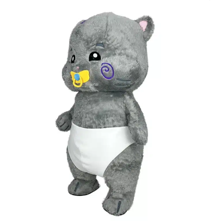 Mascotte gonflable bébé chat 4