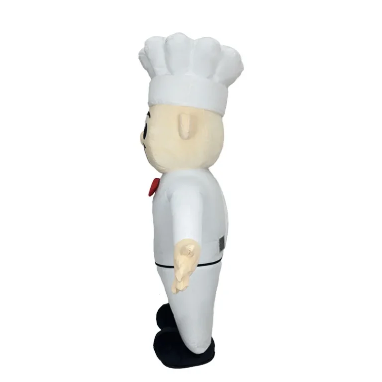 Mascotte gonflable chef cuisinier 5