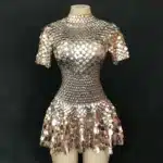 Mini robe à paillettes 8