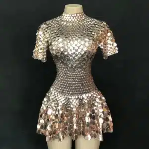 Mini robe à paillettes 8