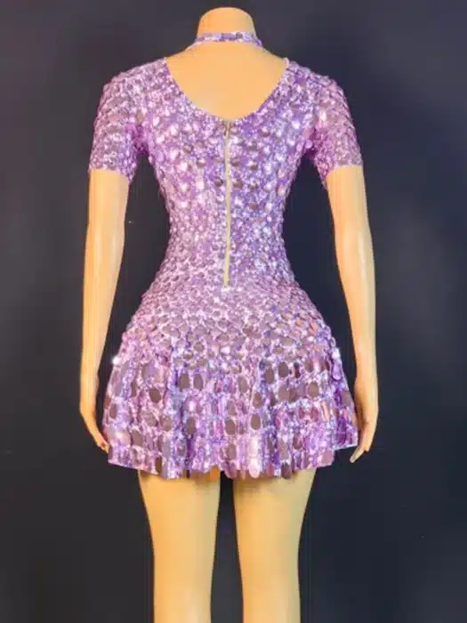 Mini robe à paillettes 4