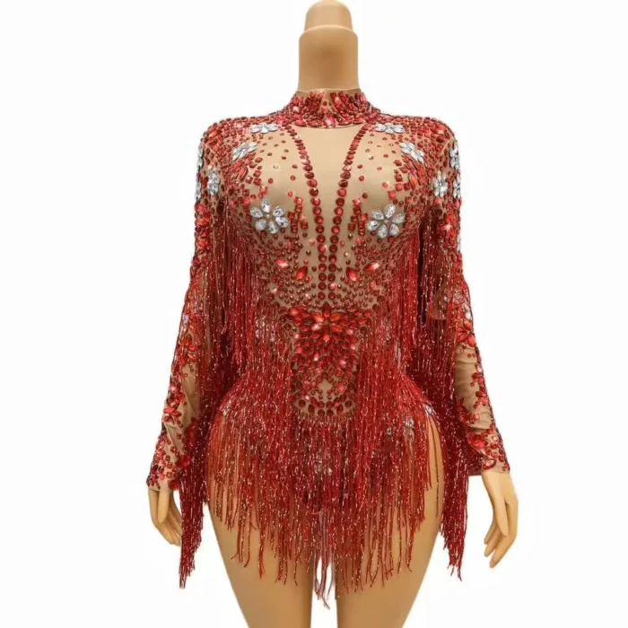 Tenue de spectacle à franges 4