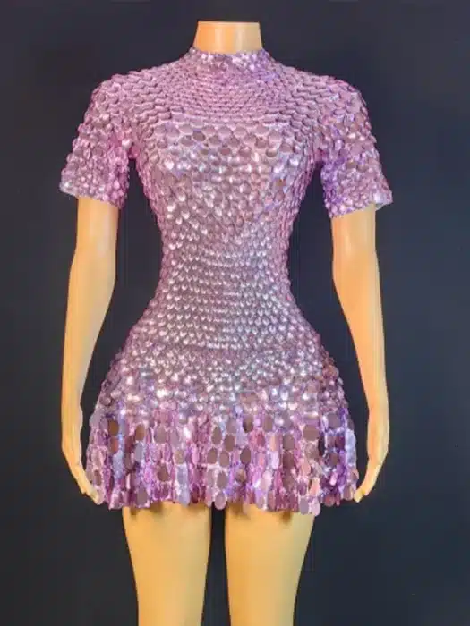 Mini robe à paillettes 2