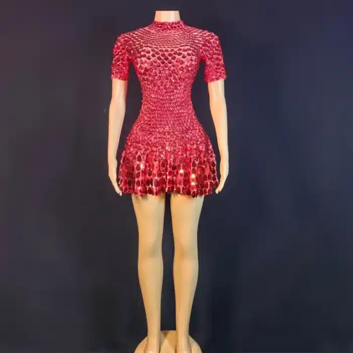 Mini robe à paillettes 5