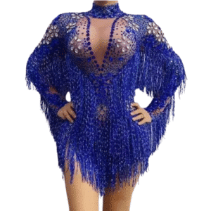Tenue de spectacle à franges