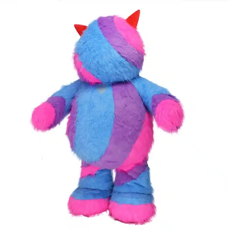 Mascotte gonflable monstre coloré 9
