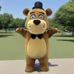 Costume gonflable ours brun 2