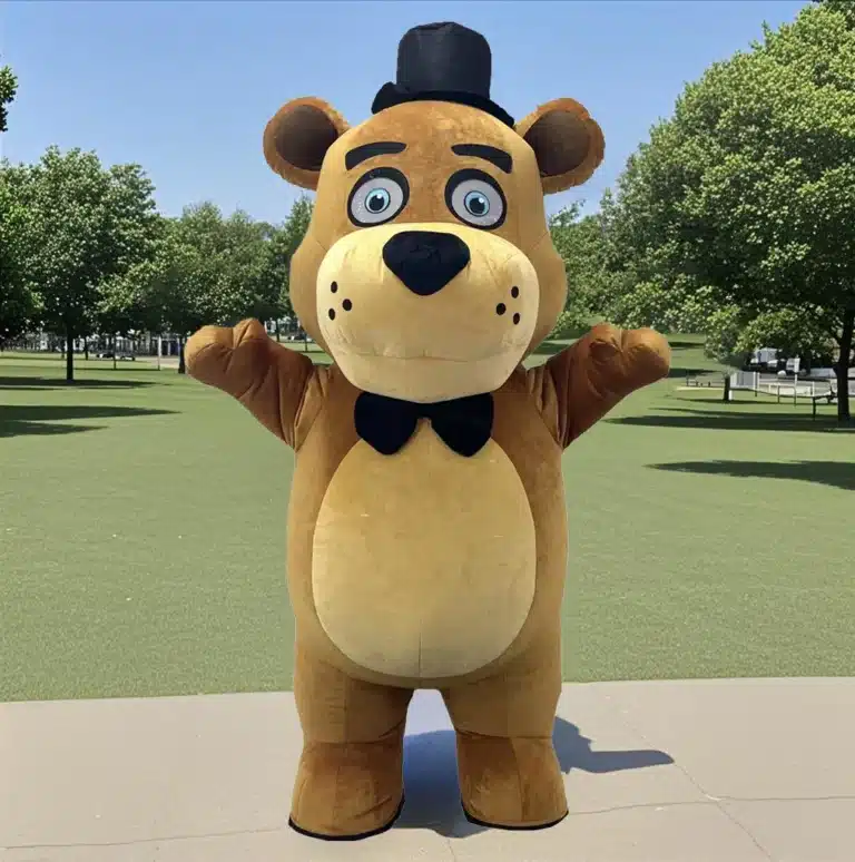 Costume gonflable ours brun 2