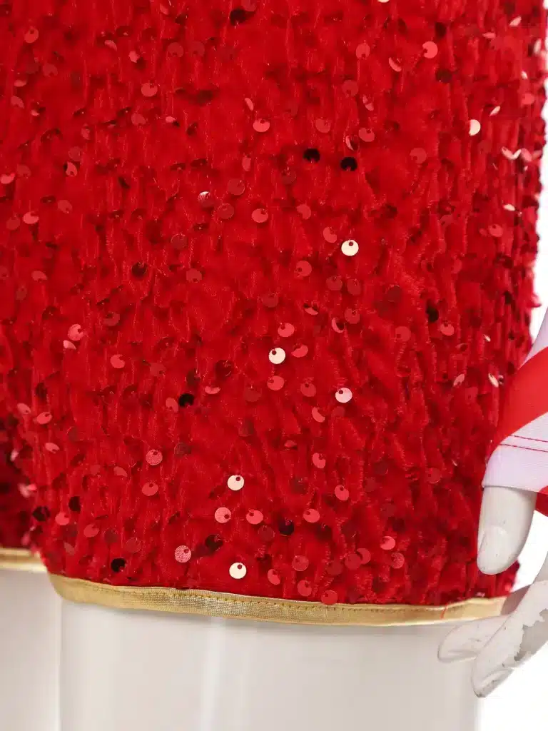 Combinaison rayée Noël femme 14