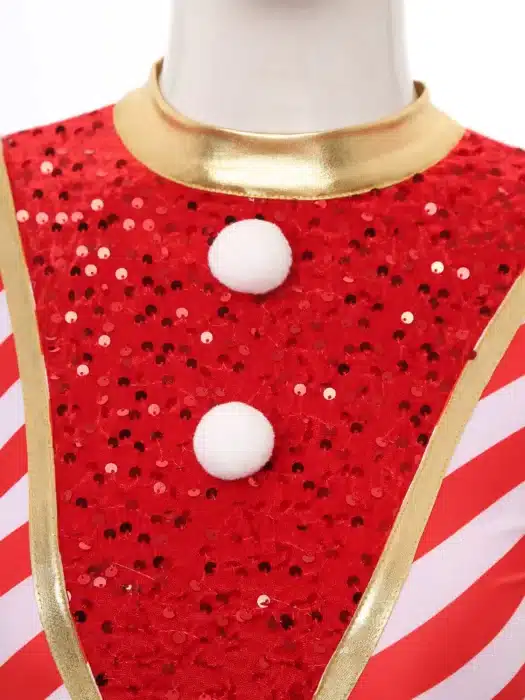 Combinaison rayée Noël femme 5