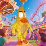 Costume gonflable banane poulet 3